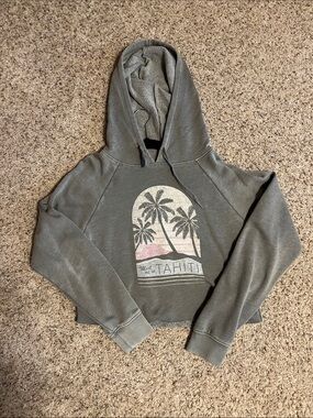 AERO XS (youth) Gray Fleece Hoodie - Branded Label